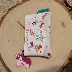 Floss & Rock Unicorn Kisses and Fairy Wishes Coin Pouch